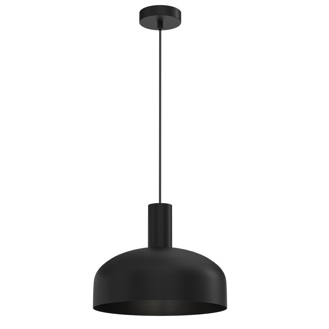 Moderne - Pendul Milagro Visby  1xE27 60W   230V/50Hz Black Metal IP20