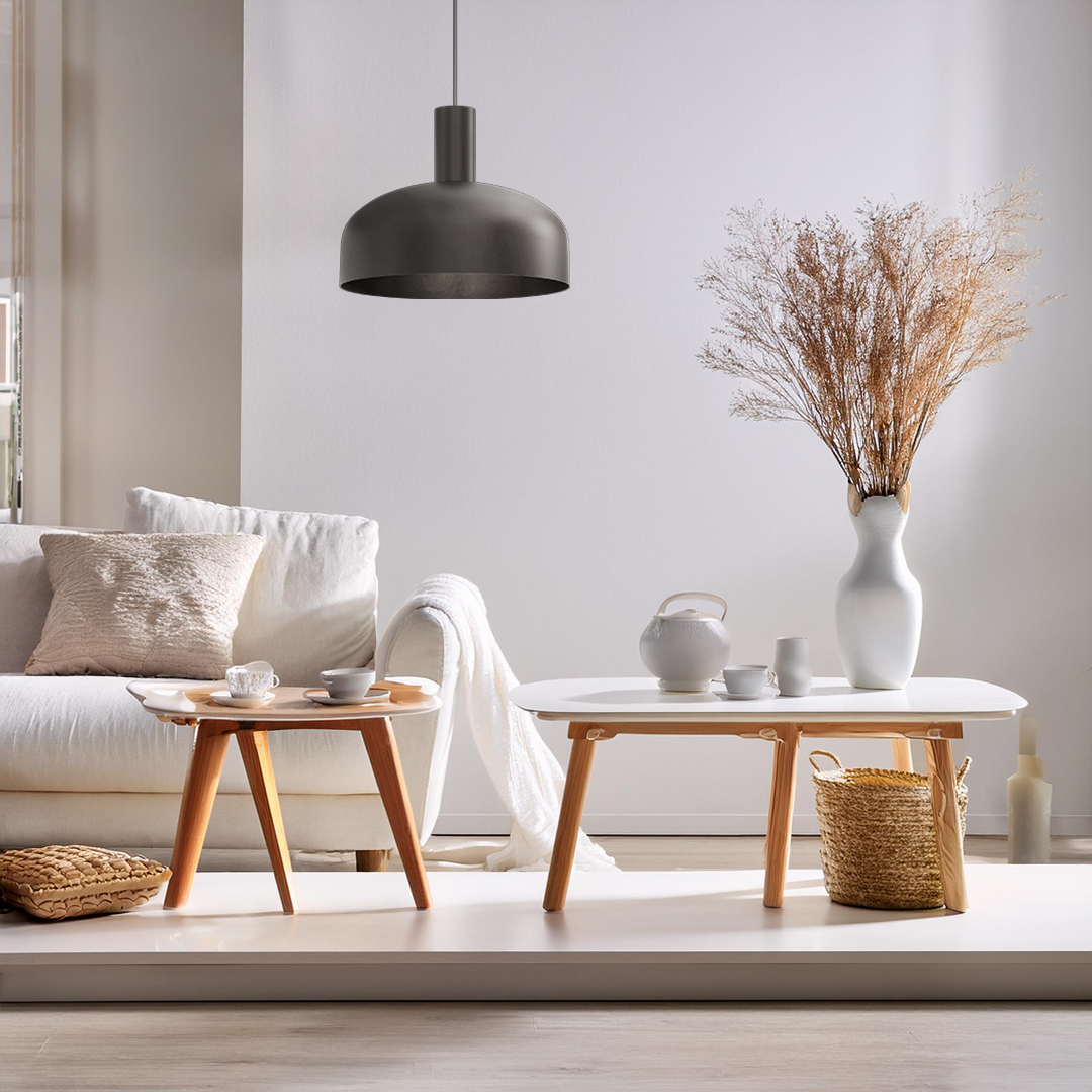 Pendul Milagro Visby  1xE27 60W   230V/50Hz Black Metal IP20 [3]