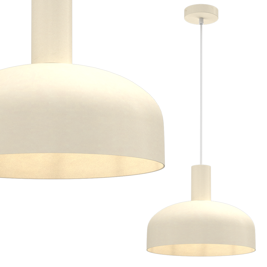 Pendul Milagro Visby  1xE27 60W   230V/50Hz Beige Metal IP20 [1]