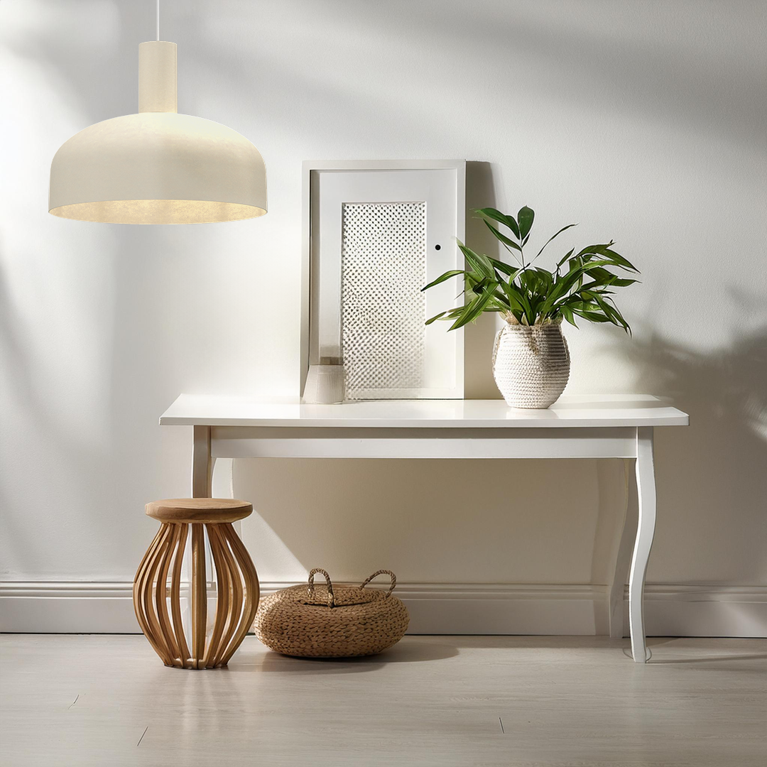 Pendul Milagro Visby  1xE27 60W   230V/50Hz Beige Metal IP20 [2]