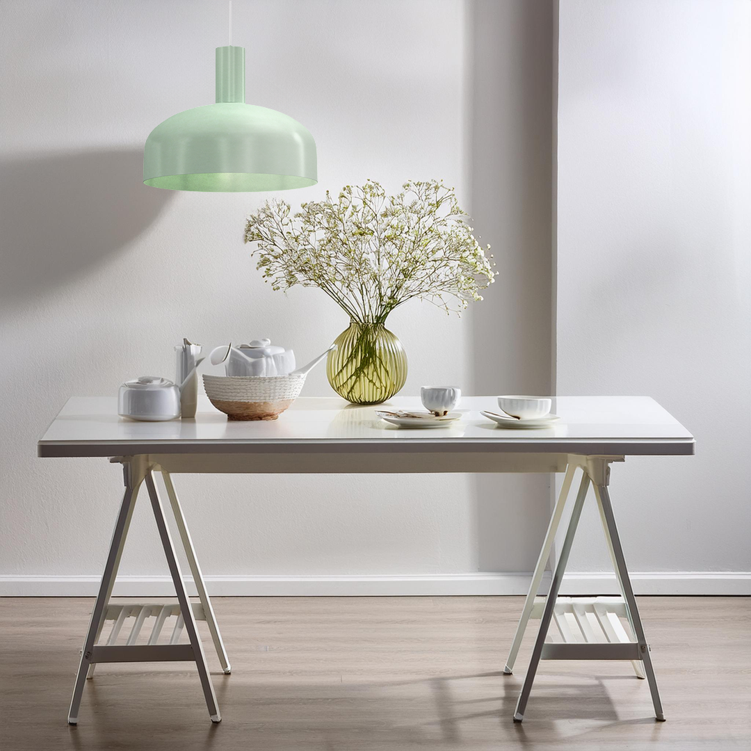 Pendul Milagro Visby  1xE27 60W   230V/50Hz Mint Green Metal IP20 [2]
