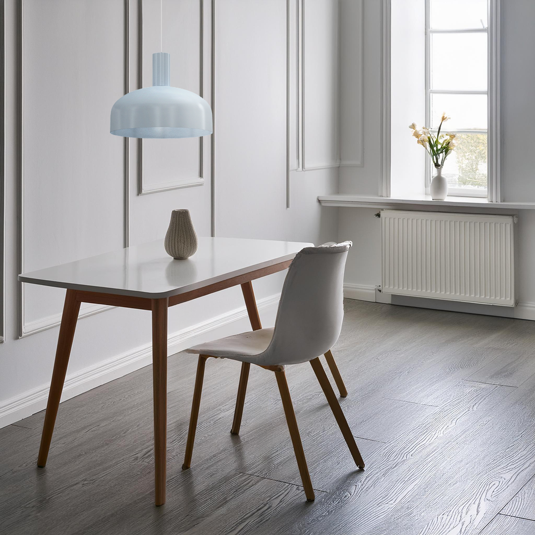 Pendul Milagro Visby  1xE27 60W   230V/50Hz Blue Metal IP20 [2]