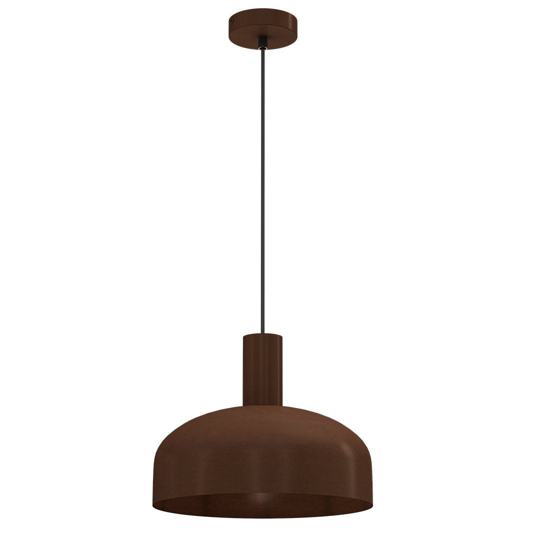 Moderne - Pendul Milagro Visby  1xE27 60W   230V/50Hz Choco Marron Metal IP20