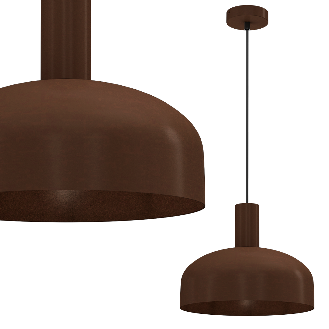 Pendul Milagro Visby  1xE27 60W   230V/50Hz Choco Marron Metal IP20 [1]