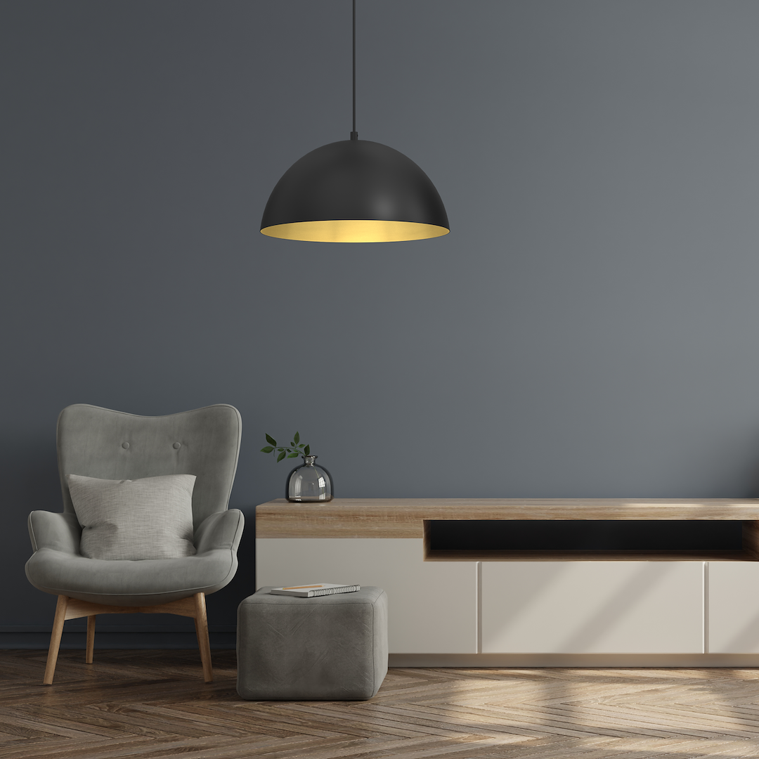 Pendul Milagro Beta  1xE27   230V/50Hz Black & Gold Metal IP20 [4]