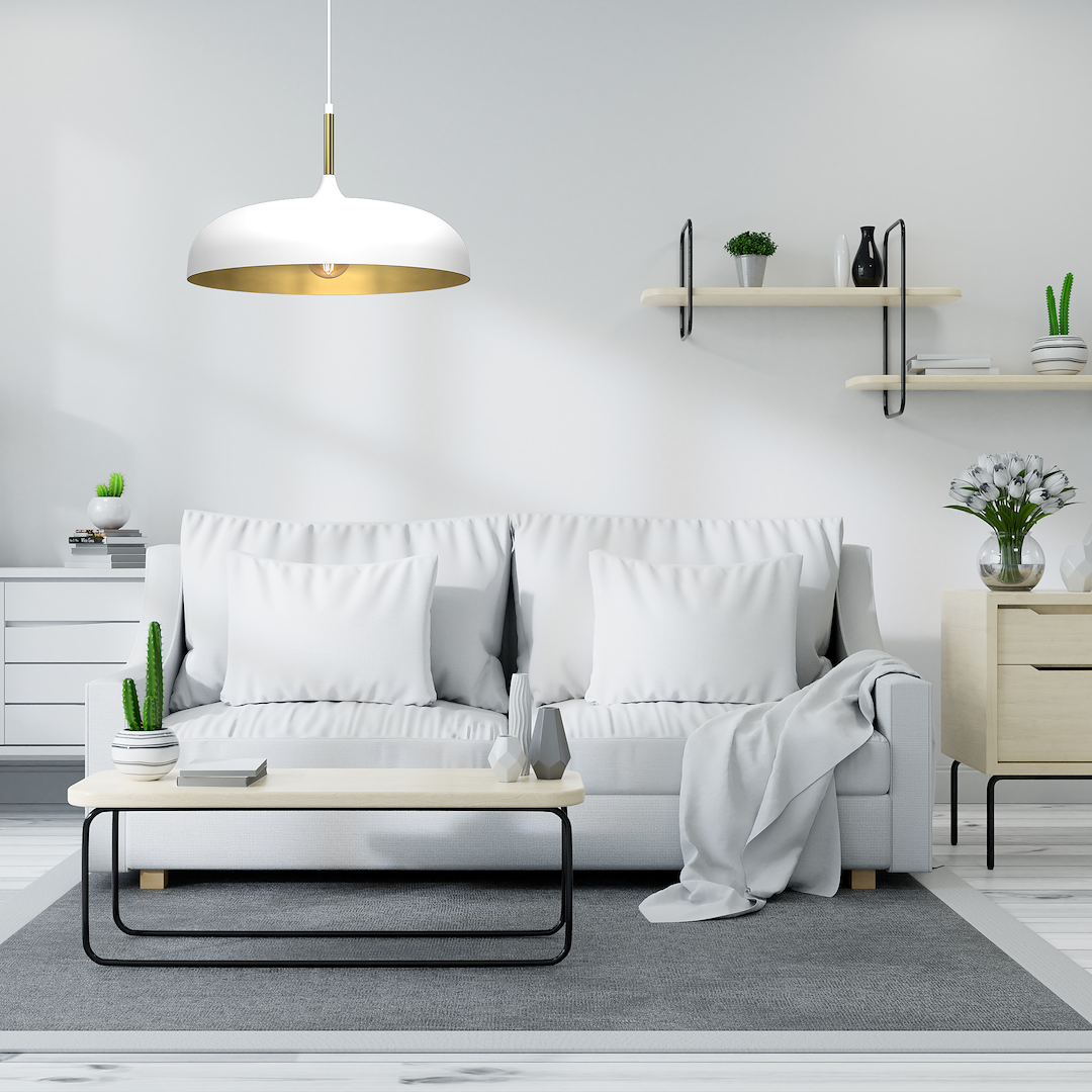 Pendul Milagro Lincoln  1xE27 60W   230V/50Hz White & Gold Metal IP20 [7]