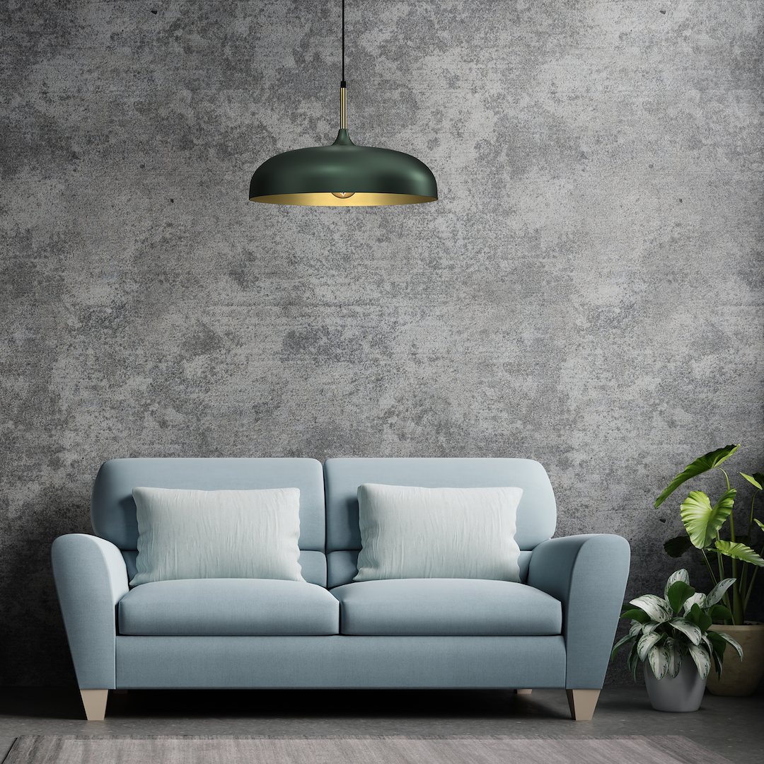 Pendul Milagro Lincoln  1xE27 60W   230V/50Hz Green & Gold Metal IP20 [7]