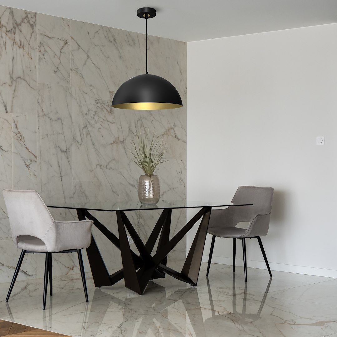 Pendul Milagro Beta  1xE27   230V/50Hz Black & Gold Metal IP20 [4]