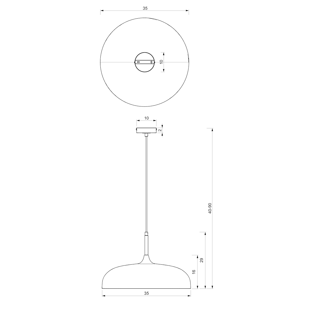 Pendul Milagro Lincoln  1xE27 60W   230V/50Hz White & Gold Metal IP20 [5]