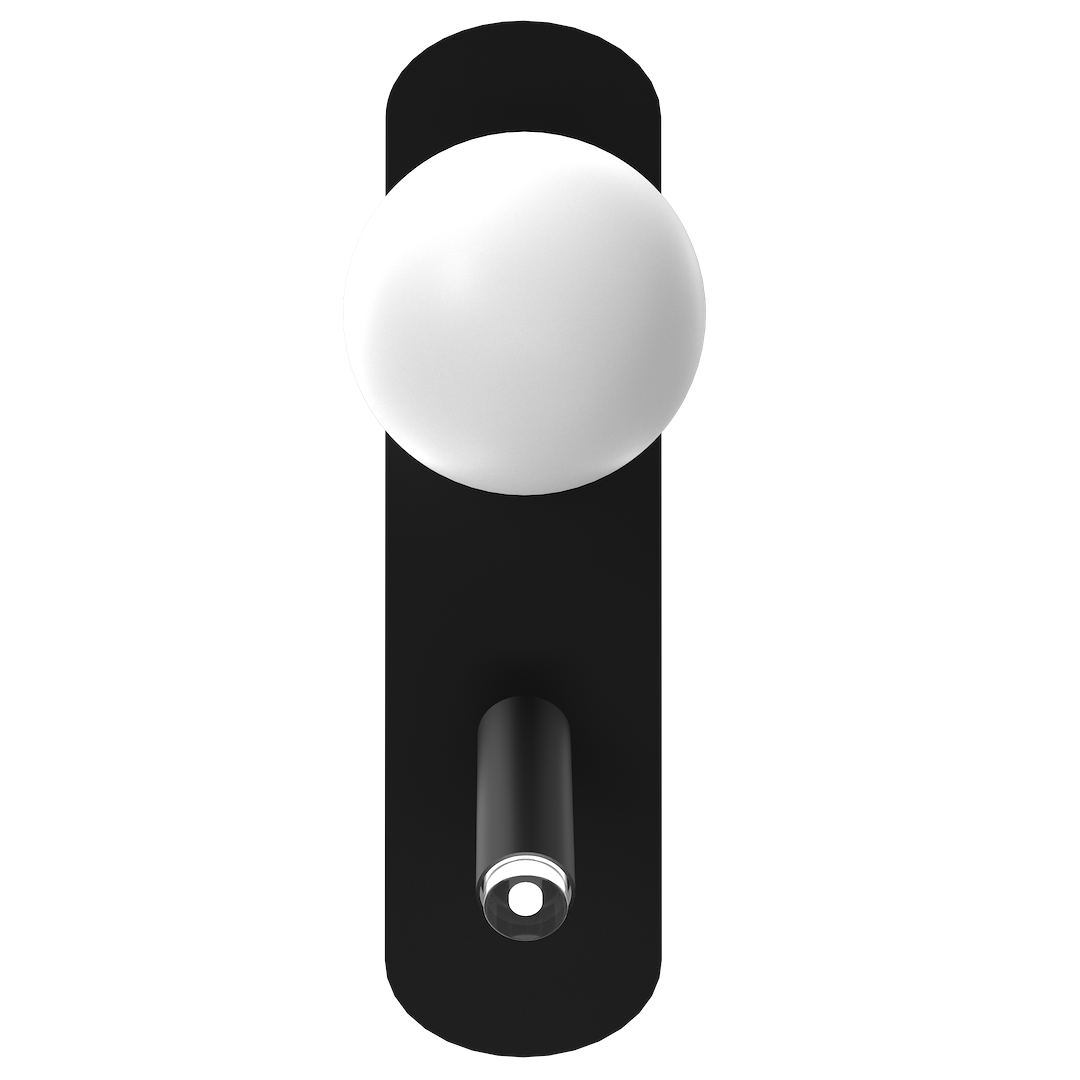 Aplica Milagro Sirio G9 2xG9 25W   230V Black & White Metal & Sticla & Plastic IP20 [1]