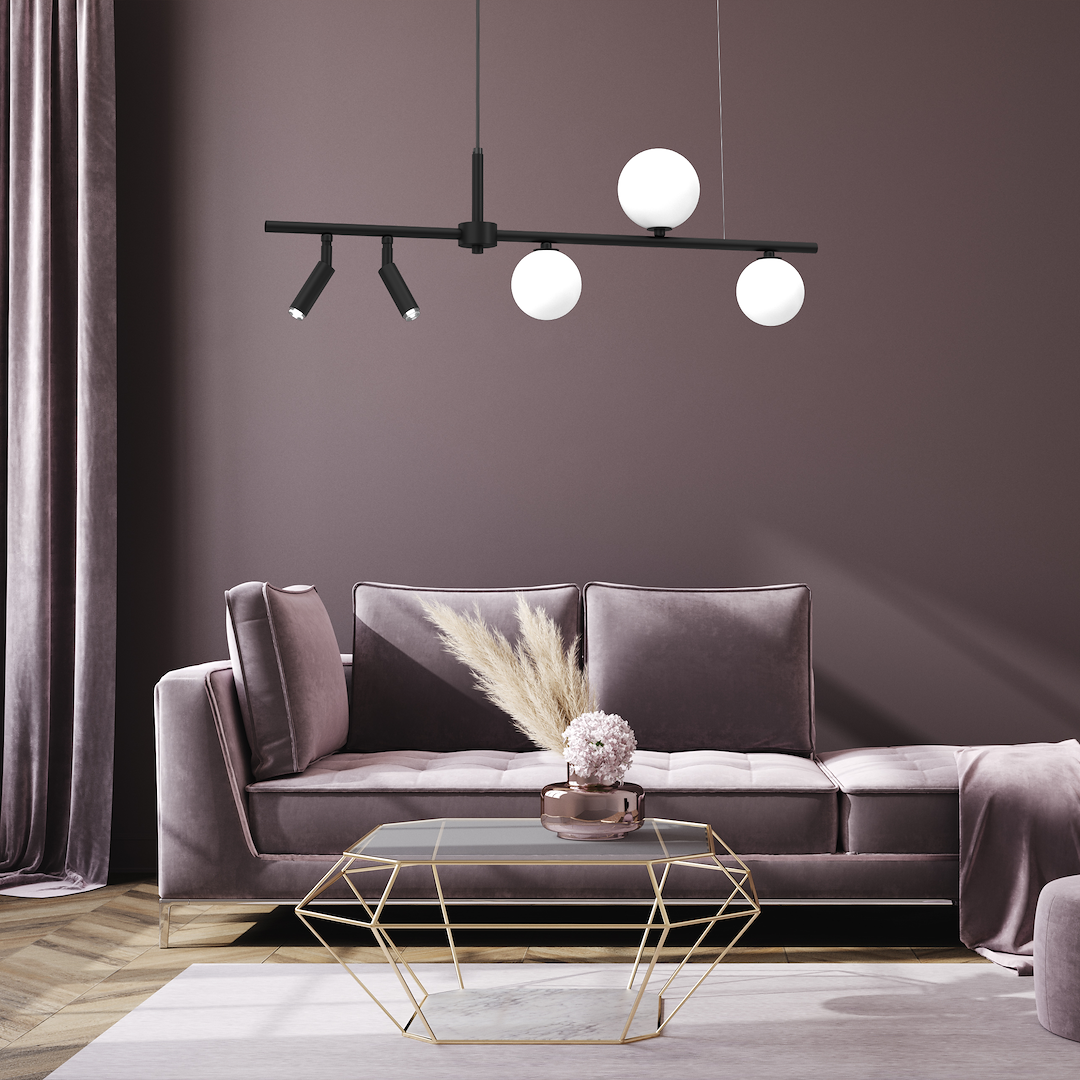 Lustra Milagro Sirio G9 5xG9 25W   230V Black & White Metal & Sticla & Plastic IP20 [5]