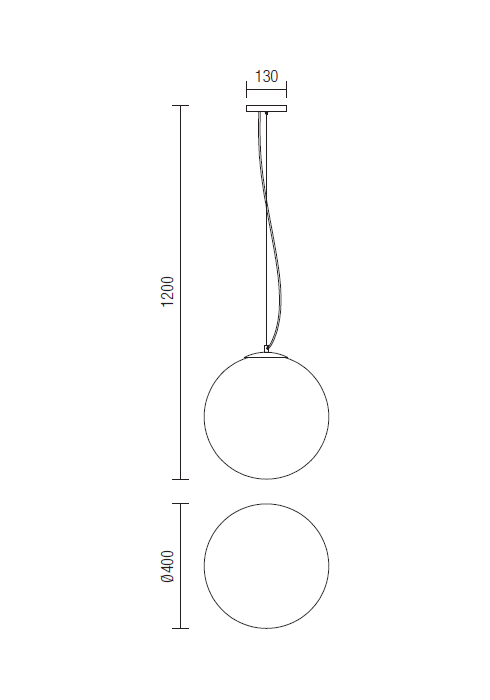 01-1066  Suspensie  REDO OLA, White, E27, 2x42W, IP20 [2]