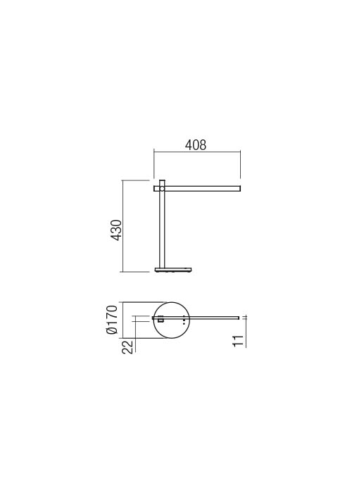 01-2212  Veioza  REDO OMEO, MAT WHITE, LED, 5,5W, 680 lm,3000K/4500K/6500K, 3 STEP DIMMING, IP20 [2]