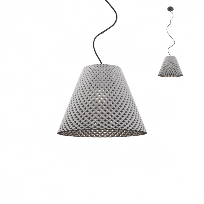01-2215  Suspensie  REDO TESSA, GREY, E27, 1x42W, IP20 [1]