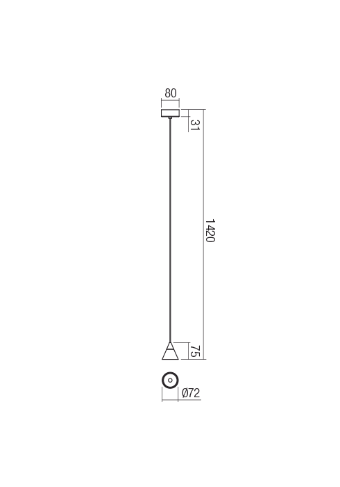 01-2350  Suspensie  REDO EIKO, ROSE GOLD, LED, 6W, 630 lm,3000K, , IP20 [4]
