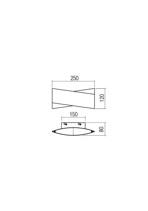 01-2378  Aplica  REDO XAVIER, SAND WHITE, LED, 17W, 1800 lm,3000K, , IP20 [2]