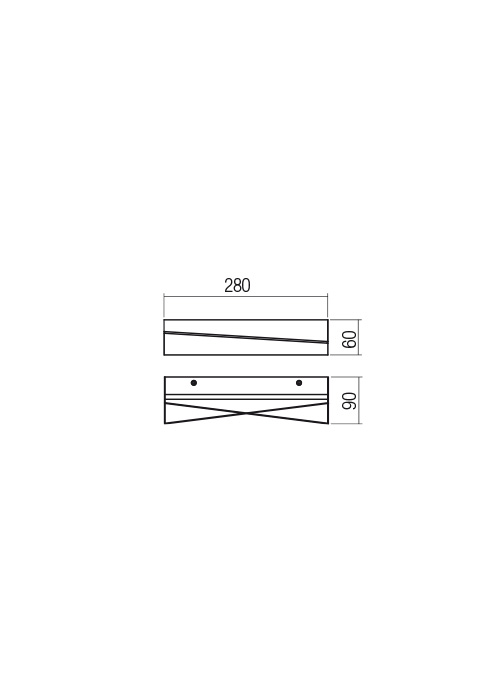 01-2394  Aplica  REDO ZIGO, SAND BLACK, LED, 14W, 1054lm,3000K, , IP20 [2]