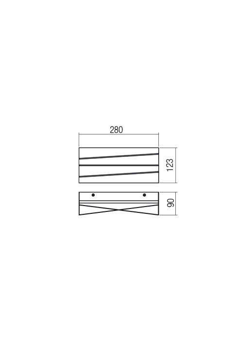01-2397  Aplica  REDO ZIGO, SAND WHITE, LED, 26W, 2111 lm,3000K, , IP20 [2]