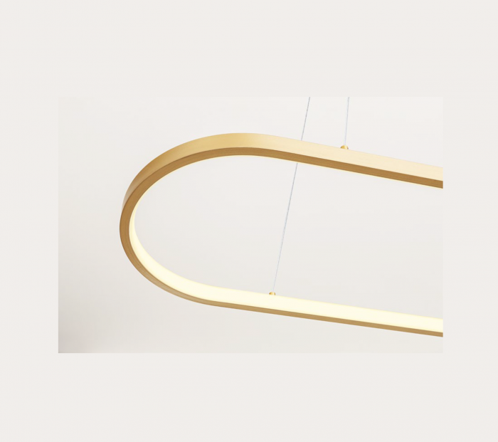01-2524 Suspensie REDO LAP LED 32W 2690lm 3000K IP20 Aluminiu Gold CRI90 DIMABIL [3]