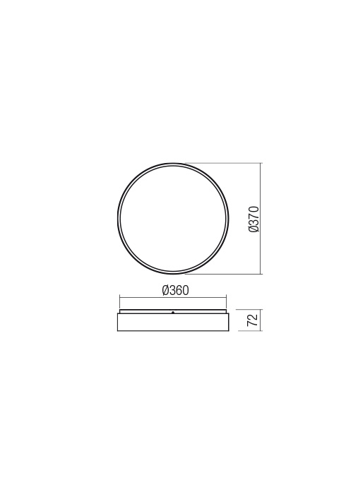 01-2569  Plafoniera  REDO YOMO, SAND BLACK, LED, 43,6W, 4568 lm,3000K, 3 STEP DIMMING, IP20 [2]