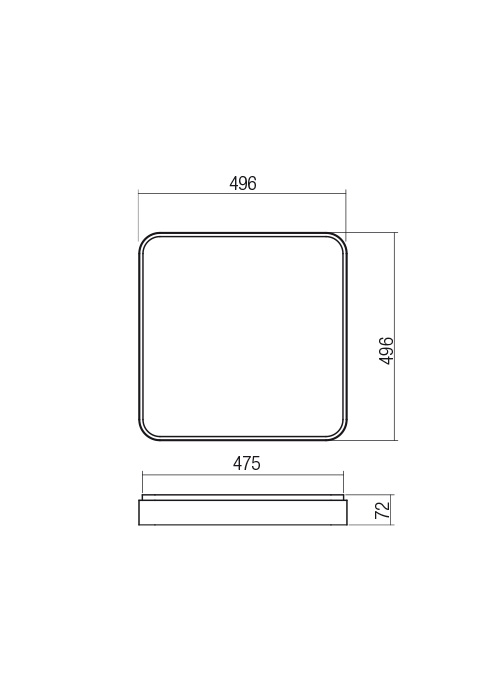 01-2580  Plafoniera  REDO YOMO, GOLD, LED, 60W, 6472 lm,3000K, 3 STEP DIMMING, IP20 [2]