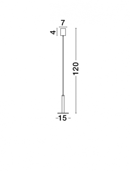 1703301201 Pendul Nova Luce PALENCIA LED 11W 414lm 3000K IP20 Aluminiu/Acril Brass Gold [3]