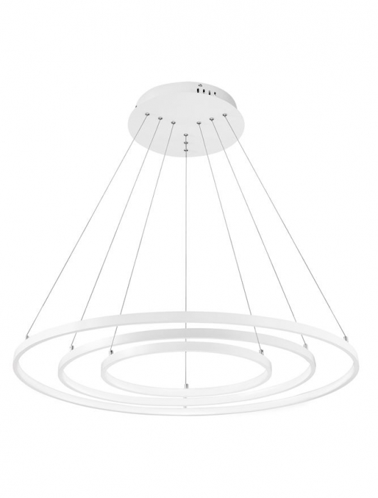 17222001 D Lustra Nova Luce DEA LED 130W 6820lm 3000K Aluminium & Acrylic Matt White Dimabil Triac IP20 [3]