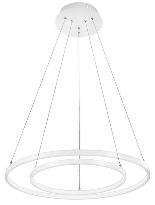 17222002 D Lustra Nova Luce DEA LED 75W 5260lm 3000K Aluminium & Acrylic Matt White Dimabil Triac IP20 [3]