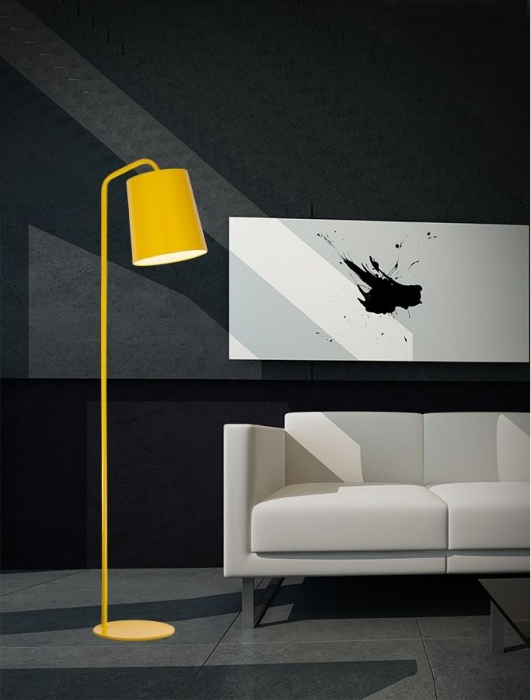 549601 Lampadar Nova Luce STABILE E27 1x12W IP20 Metal Matt Yellow [3]