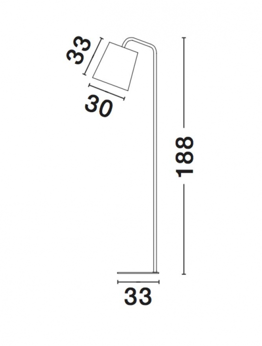 549601 Lampadar Nova Luce STABILE E27 1x12W IP20 Metal Matt Yellow [2]