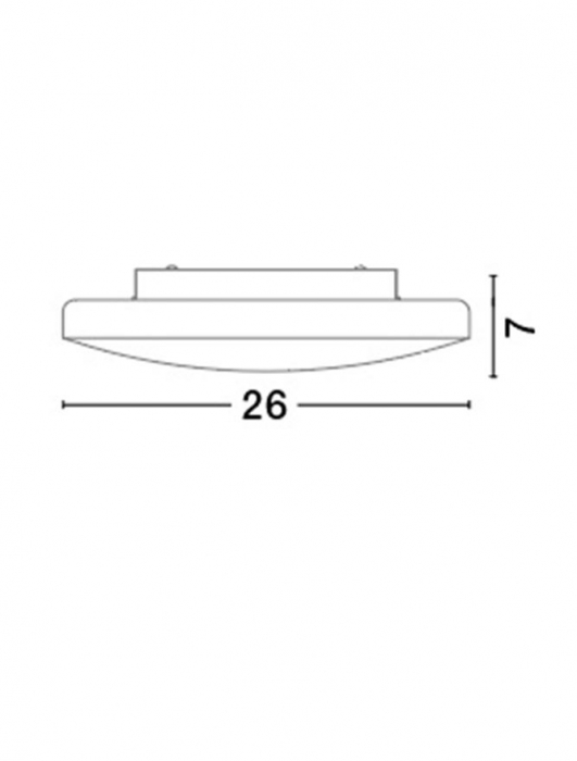 6100521 Plafoniera baie Nova Luce IVI E27 1x12W   Metal & White Opal Glass White  IP44 [3]