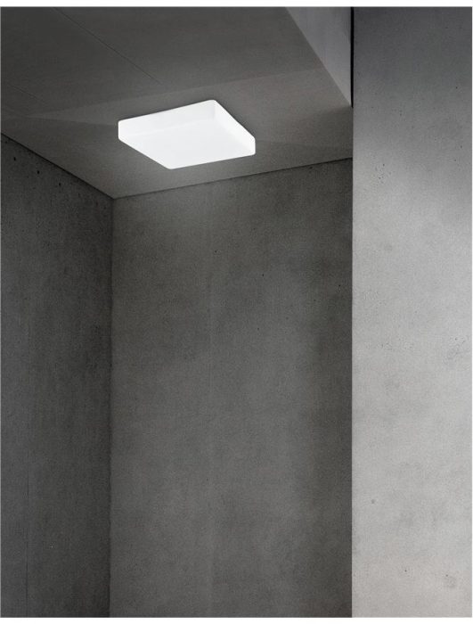 6110041 Plafoniera baie Nova Luce CUBE E27 1x12W   Metal & White Opal Glass White  IP44 [2]