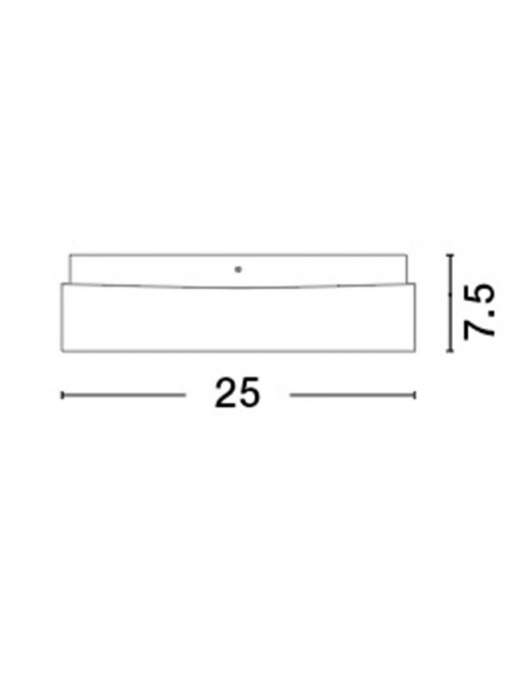 6110042 Plafoniera baie Nova Luce CUBE E27 1x12W   Metal & White Opal Glass White  IP44 [2]