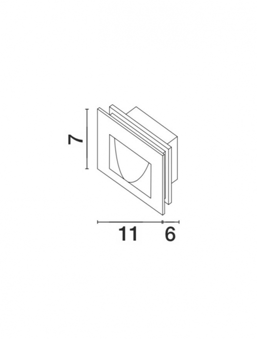 726401  Nova Luce KRYPTON LED 3W 270lm 3000K IP54 Aluminium Dark Gray Beam 15 degrees [2]