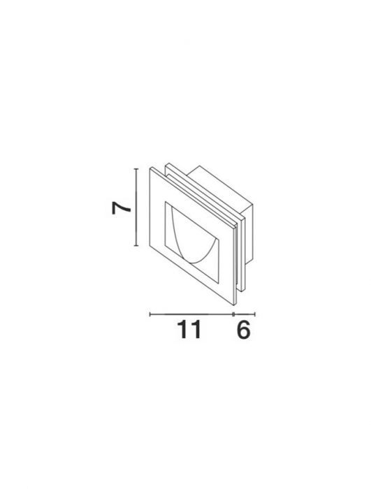 726402  Nova Luce KRYPTON LED 3W 270lm 3000K IP54 Aluminium White Beam 15 degrees [2]
