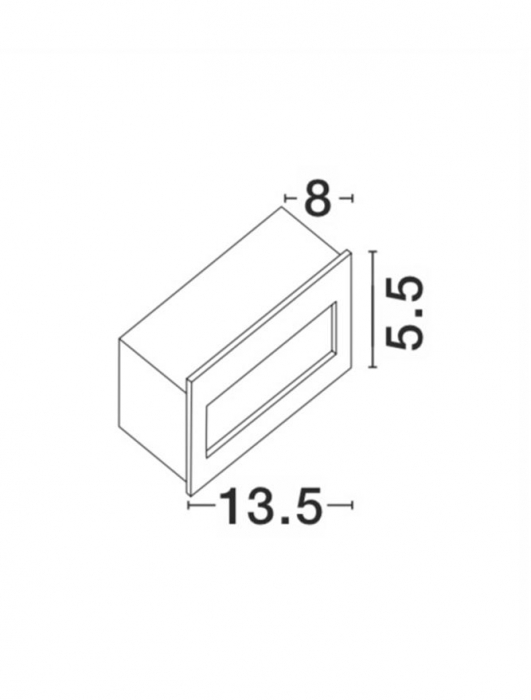 726405  Nova Luce KRYPTON LED 3W 270lm 3000K IP54 Aluminium White Beam 17 degrees [2]