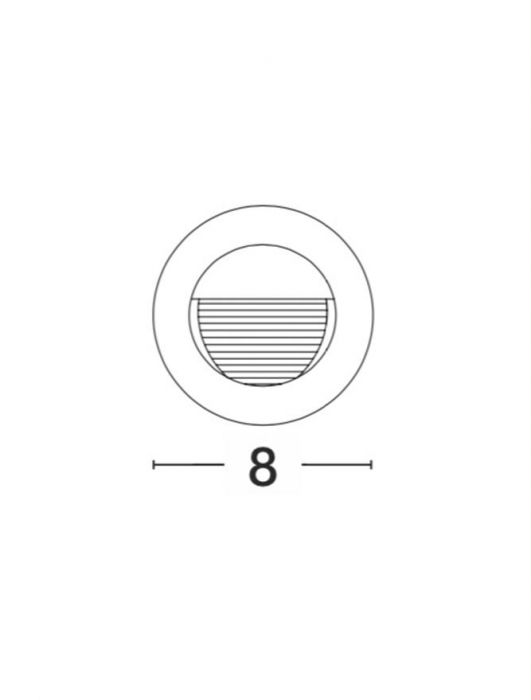 726407  Nova Luce KRYPTON LED 3W 270lm 3000K IP54 Aluminium Dark Gray Beam 27 degrees [2]