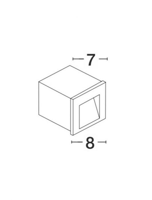 727001  Nova Luce KRYPTON LED 3W 270lm 3000K IP54 Aluminium White Beam 15 degrees [2]