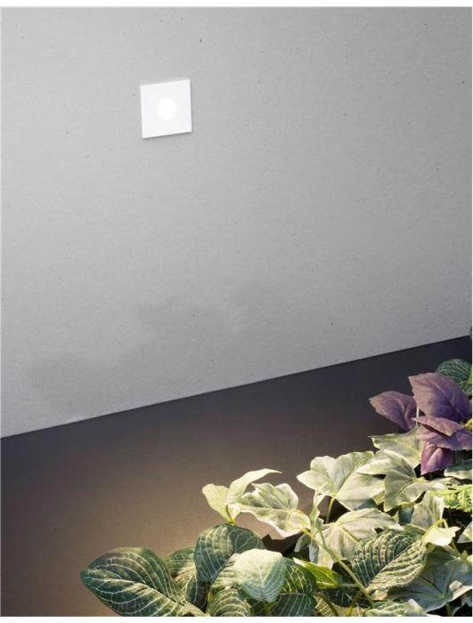 8058001  Nova Luce PASSAGGIO LED 1W 60lm 3000K IP54 Aluminium White able Lenght 1.80m Connect it with driver 9020170 [8]