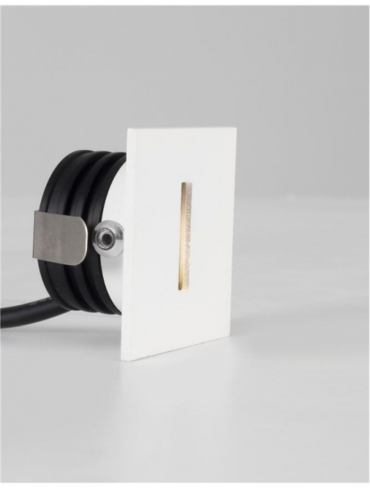 8090801  Nova Luce PASSAGGIO LED 1W 60lm 3000K IP54 Aluminium White Cable Lenght 1.80m Connect it with driver 9020170 [3]