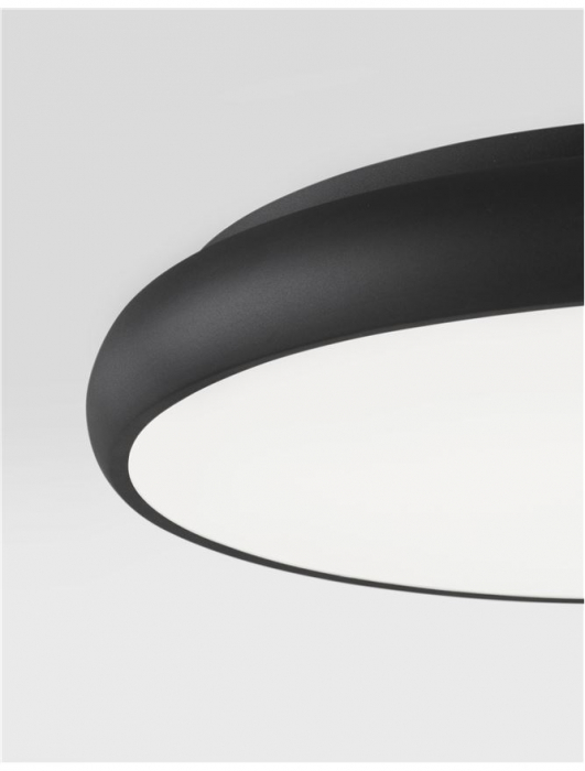 8100984 Plafoniera Nova Luce GAP LED 50W 2750lm 3000K IP20 Aluminiu/Acril Black NOVALUCE [3]