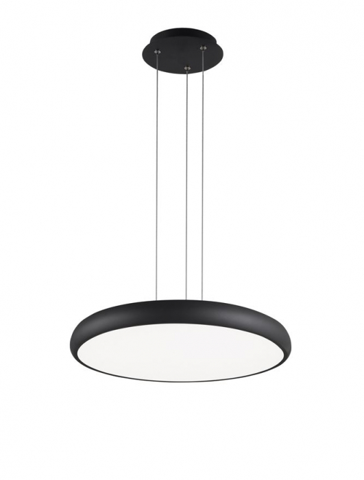 8100988 Suspensie Nova Luce GAP LED 50W 2750lm 3000K IP20 Aluminiu/Acril Black [3]