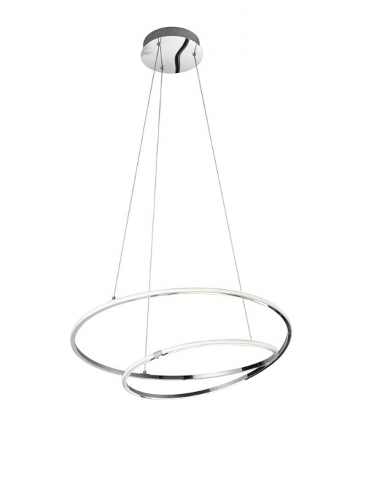 8101201 Lustra Nova Luce VIAREGGIO LED 28W 2222lm 3000K Aluminium & Acrylic Chrome Nedimabil IP20 [3]