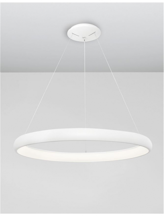 8105603 D Lustra Nova Luce ALBI LED 80W 4000lm 3000K Aluminium & Acrylic Sandy White Dimabil Triac IP20 [3]