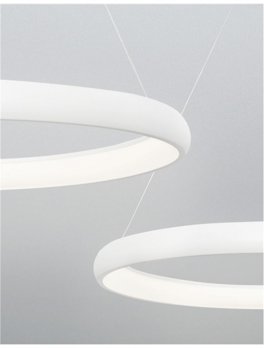 8105603 D Lustra Nova Luce ALBI LED 80W 4000lm 3000K Aluminium & Acrylic Sandy White Dimabil Triac IP20 [6]