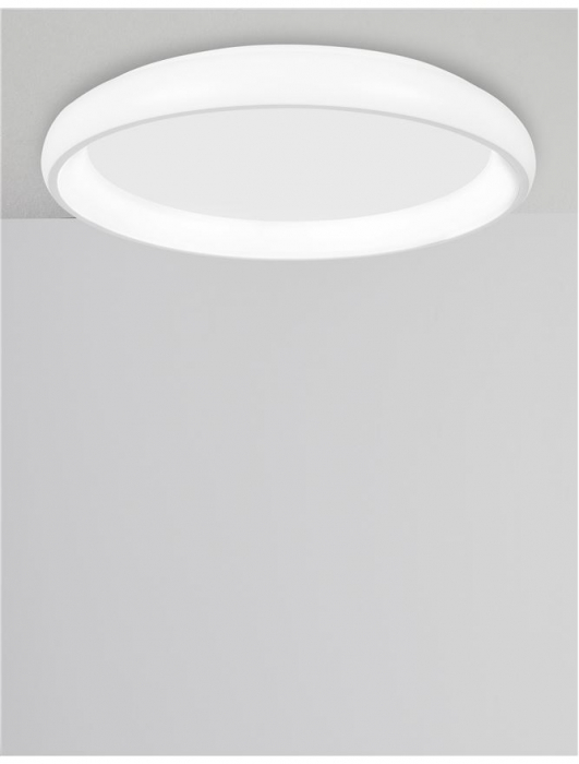 8105606 D Plafoniera Nova Luce ALBI LED 50W 2876lm 3000K Aluminium & Acrylic White Dimabil Triac IP20 [4]