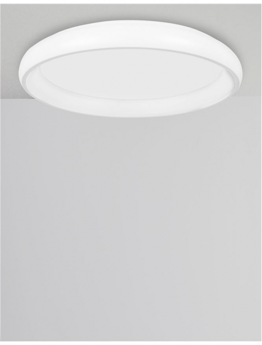 8105606 D Plafoniera Nova Luce ALBI LED 50W 2876lm 3000K Aluminium & Acrylic White Dimabil Triac IP20 [3]