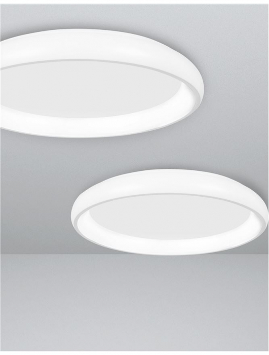 8105606 D Plafoniera Nova Luce ALBI LED 50W 2876lm 3000K Aluminium & Acrylic White Dimabil Triac IP20 [5]