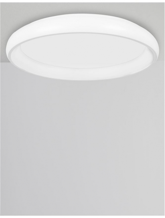 8105607 Plafoniera Nova Luce ALBI LED 80W 4400lm 3000K IP20 Aluminiu/Acril White [2]