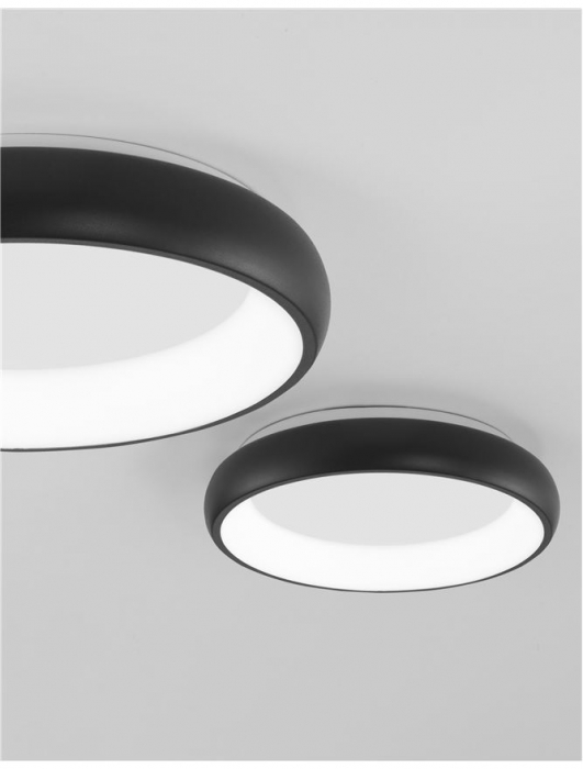 8105616 Plafoniera Nova Luce ALBI LED 32W 1950lm 3000K IP20 Aluminiu/Acril Sandy Black [6]